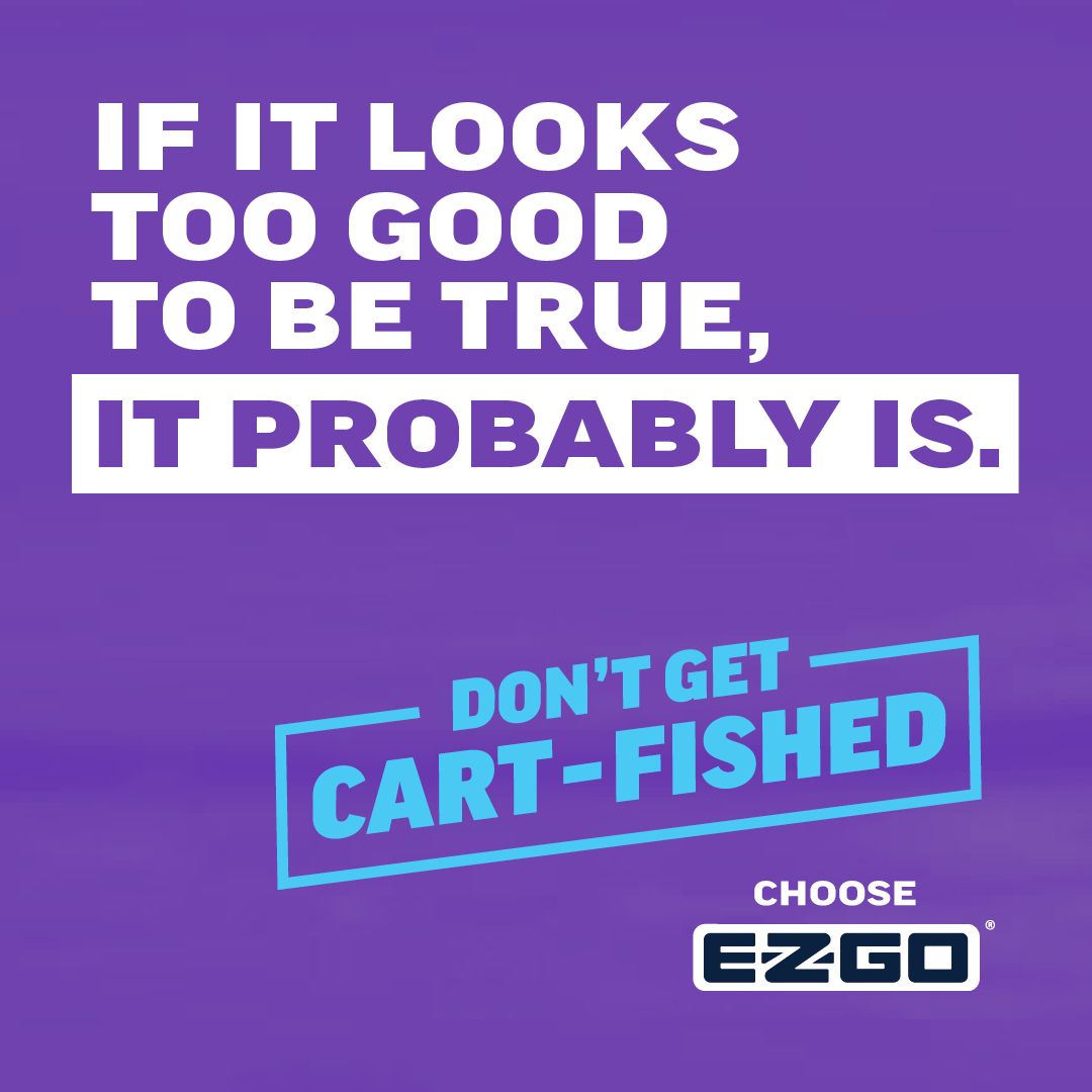 E-Z-GO If it looks too good...