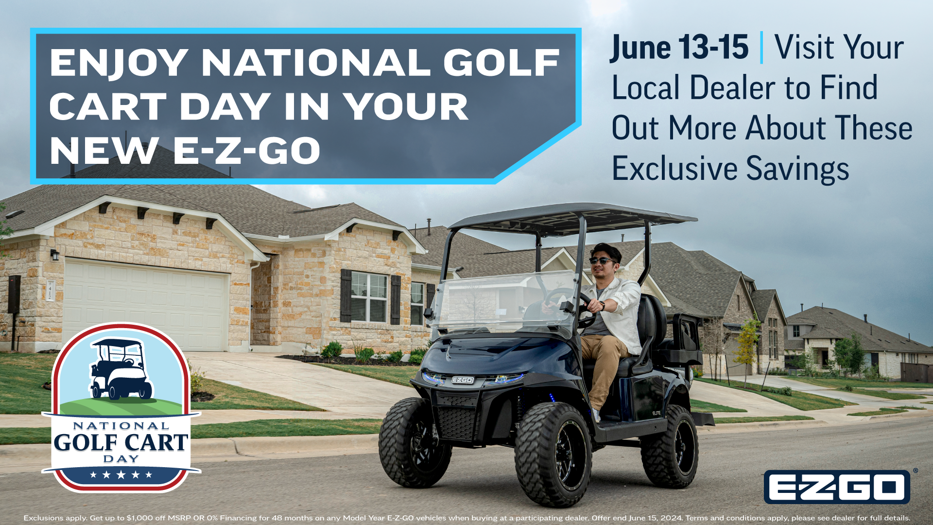 E-Z-GO National Golf Cart Day