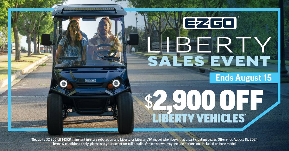 E-Z-GO Liberty Sales Event