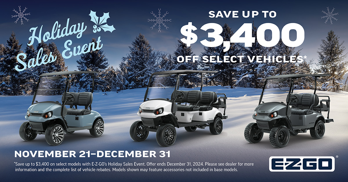 E-Z-GO Holiday Sales Event 2024