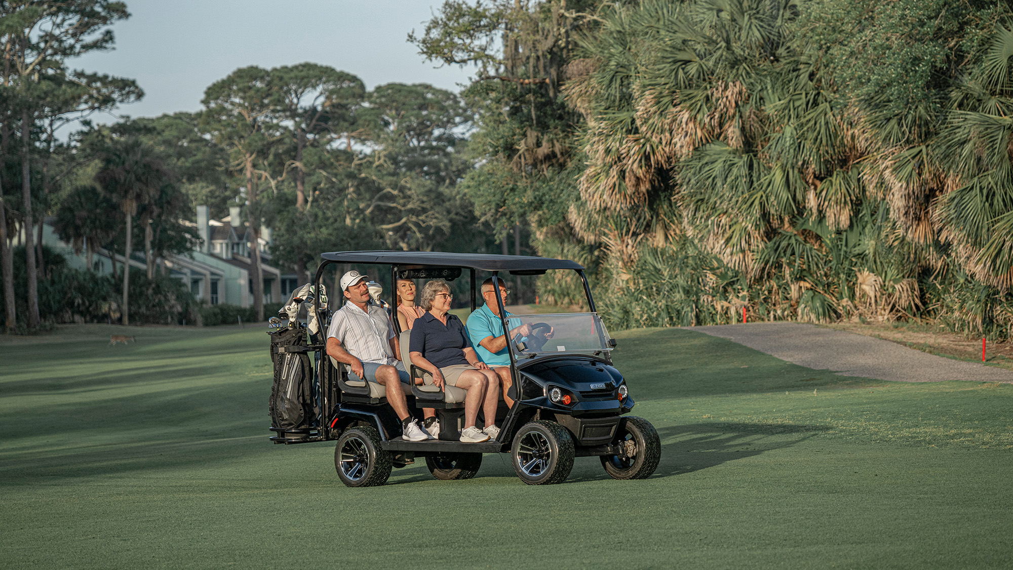 Liberty Fleet vehicle on a golf course
