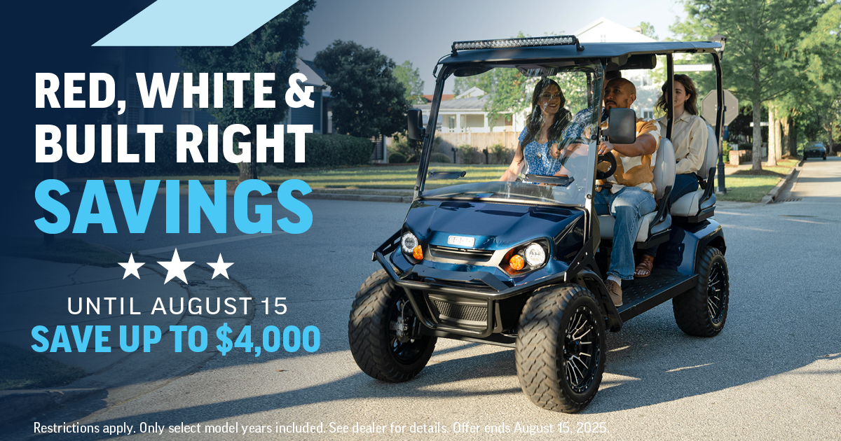 Red, White, and Built Right Savings Graphic - Enjoy up to $4,000 off until August 15th!