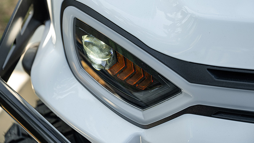 E-Z-GO LED Headlights on Express 6