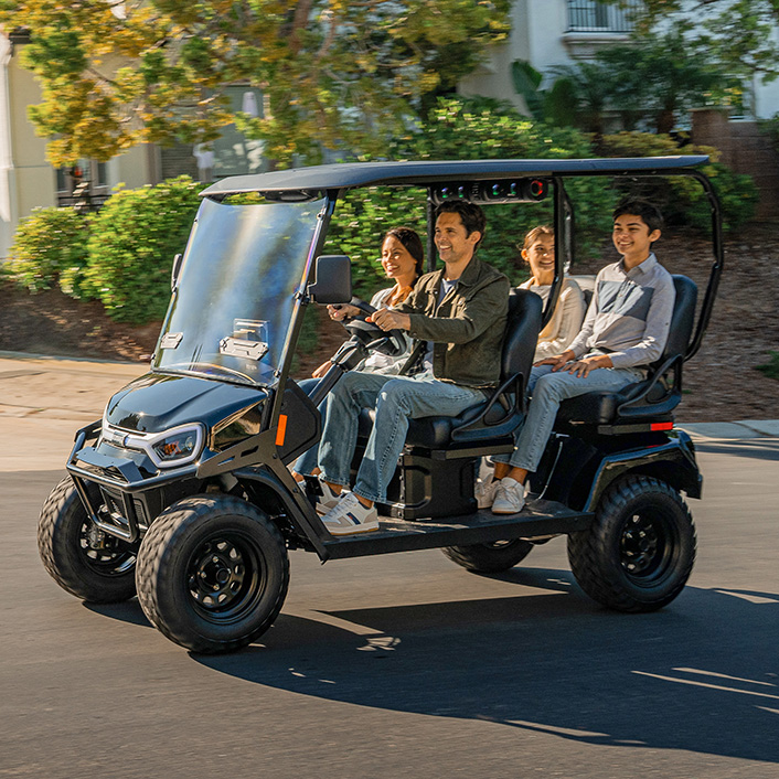 Liberty LSV with updated LED Headlights