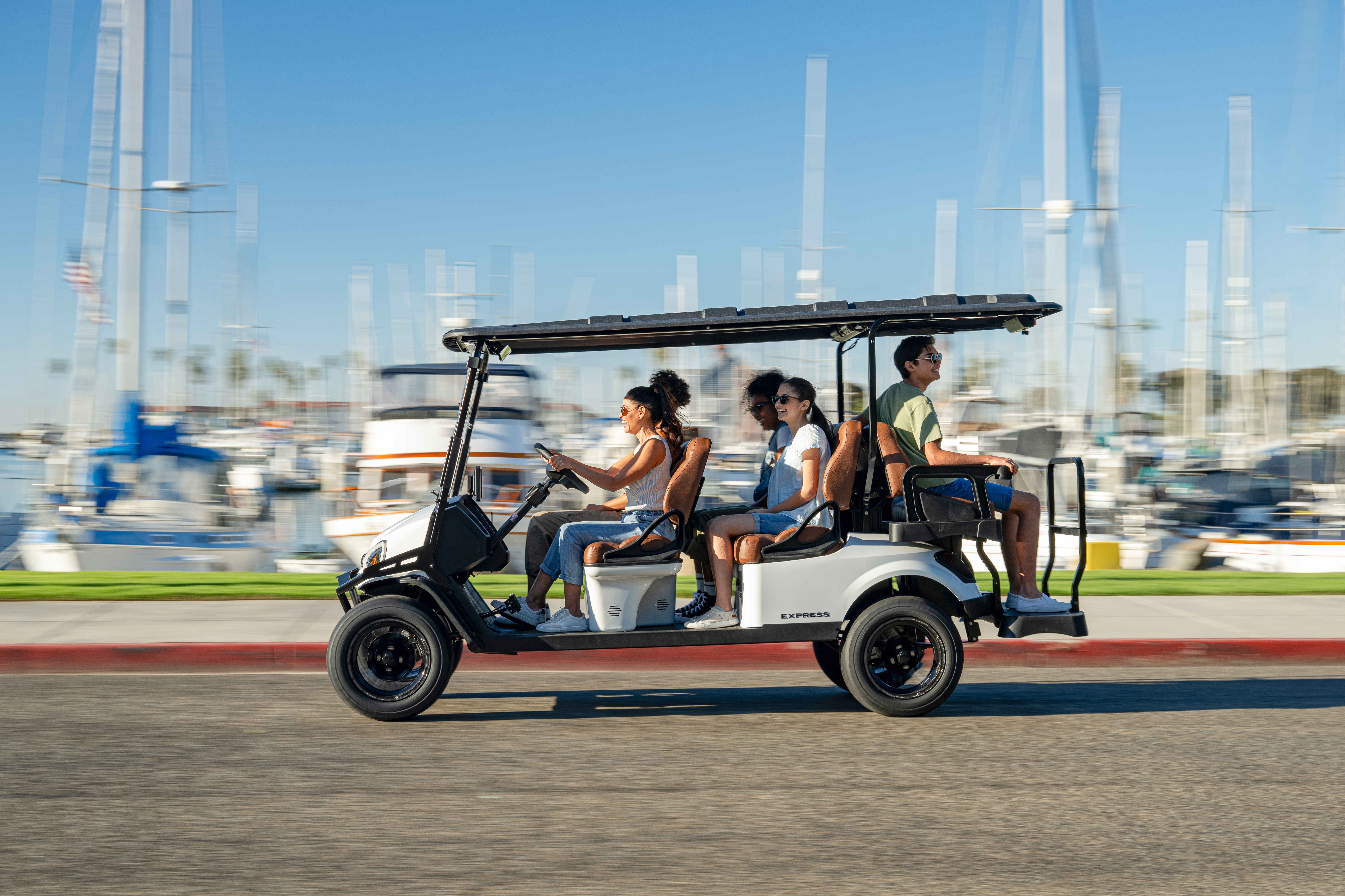 E-Z-GO Express 6 golf cart, electric or gas