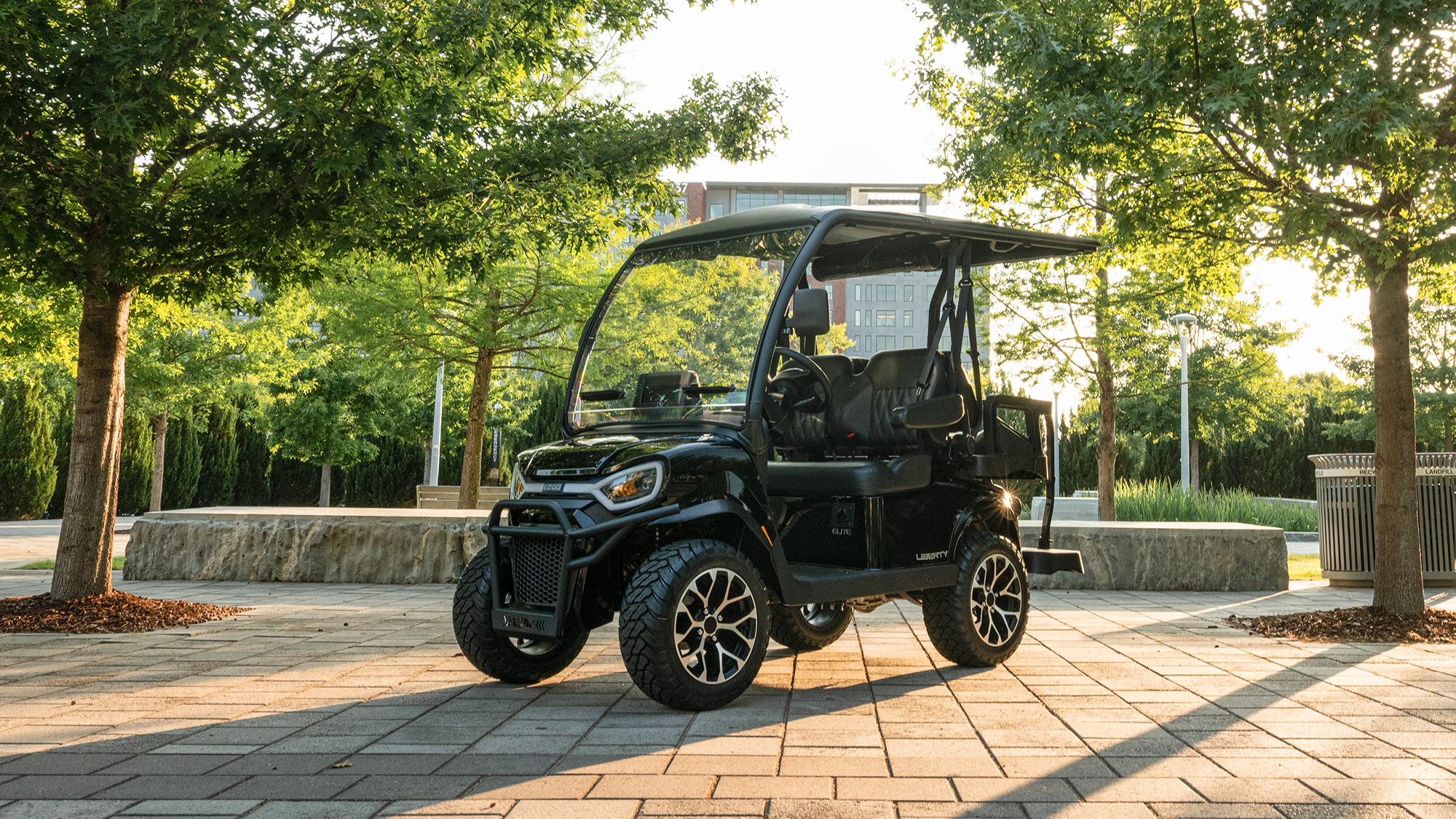 E-Z-GO Liberty 4 with 2 forward, 2 backward seats electric or gas golf cart
