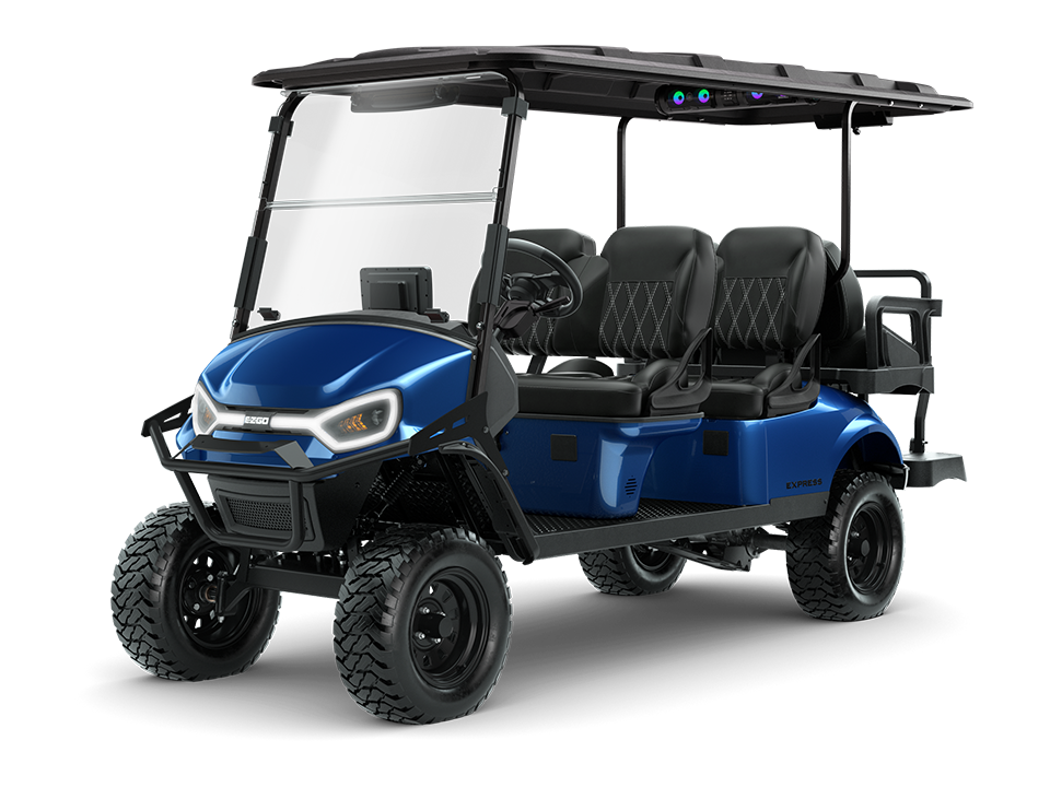 Express 6 Six Passenger Golf Cart with New Headlights