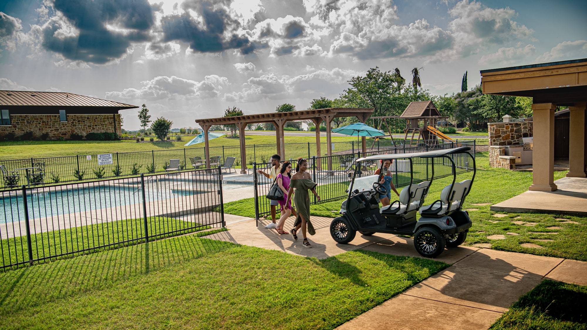 E-Z-GO Liberty Lithium Golf Cart 4 Passenger 