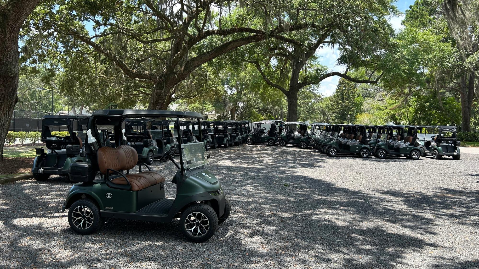 Country Club of Charleston Elevates the Member Experience with New E-Z-GO RXV ELiTE Fleet