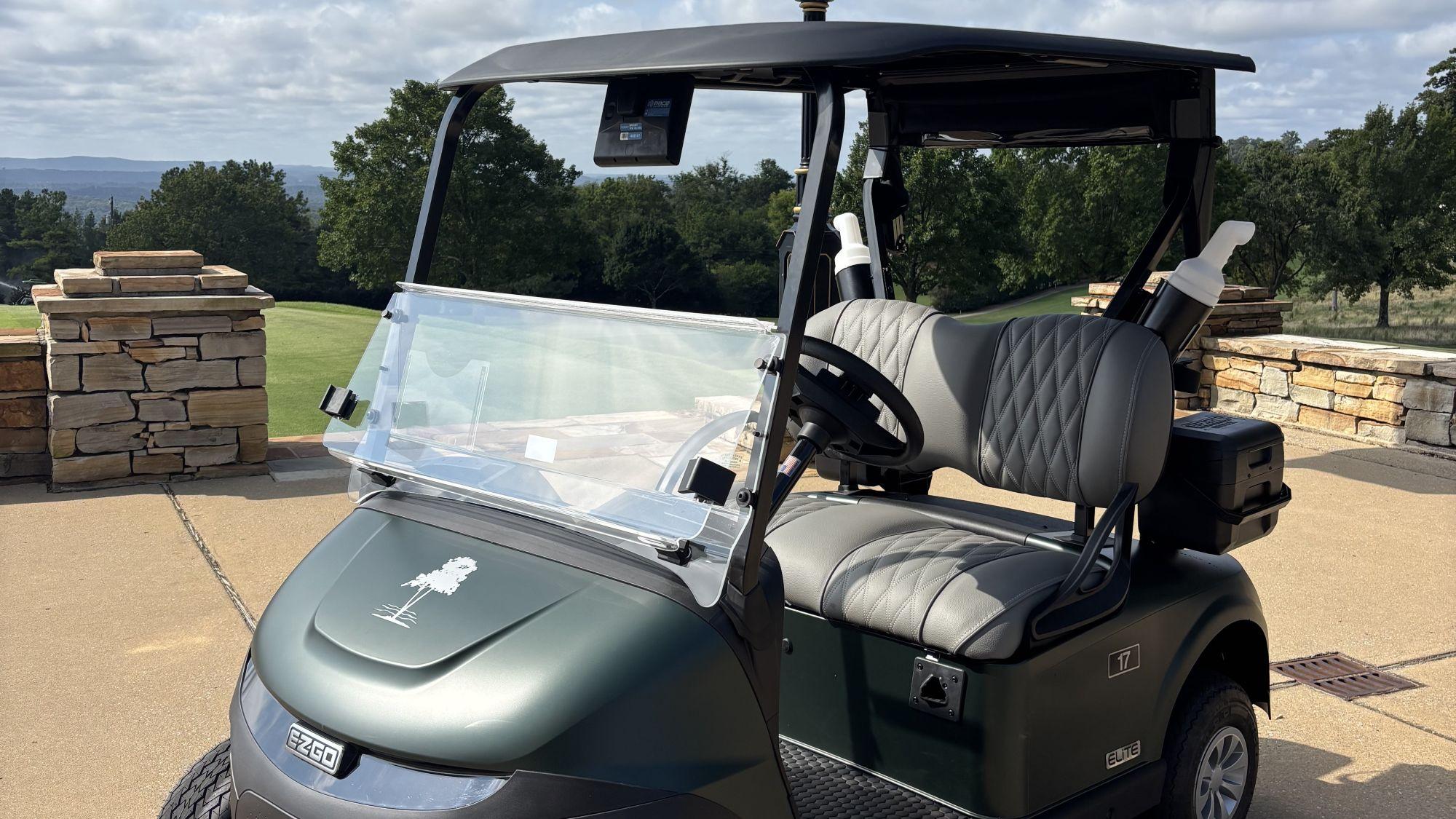 New fleet of 65 E-Z-GO RXV ELiTE golf carts in Birmingham Alabama.