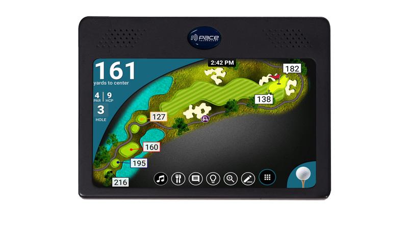 golf-cart-gps-8-inch-live-map - Golf Cart GPS - Pace of Play Golf