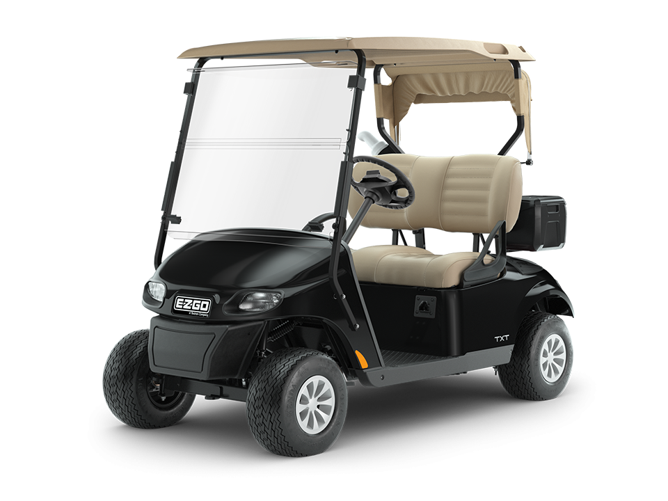 New EZGO Freedom TXT Black Electric or Gas Golf Cart for Sale Near Me